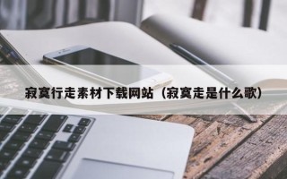 榆林寂寞行走素材下载网站（寂寞走是什么歌）